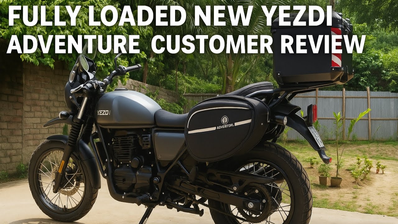 All new 2025 yezdi adventure customer review | fully loaded #yezdiadventure #topbox #saddlebags