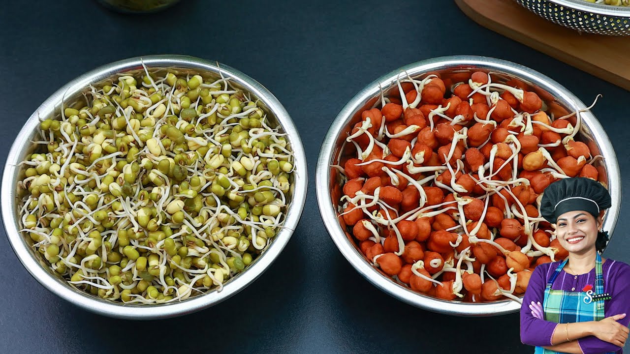 ധാന്യങ്ങൾ മുളപ്പിക്കാം വളരെ എളുപ്പത്തിൽ💯👌| How to Make Sprouts Easy Methods| Payar Mulappichathu
