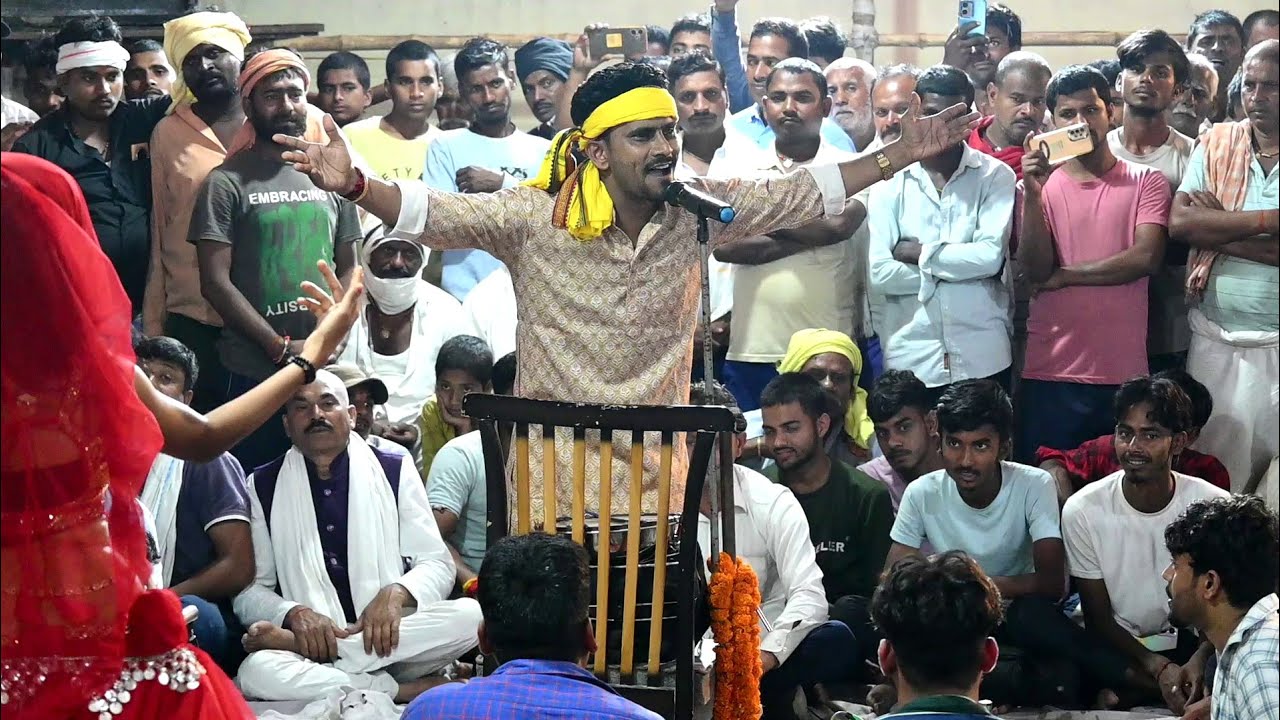 खाती देहाती भोजपुरी चैता !! गगन से फुल बरसे !! #Guddu halchal और #Akhilesh Yadav चैता न्यू मुकाबला 