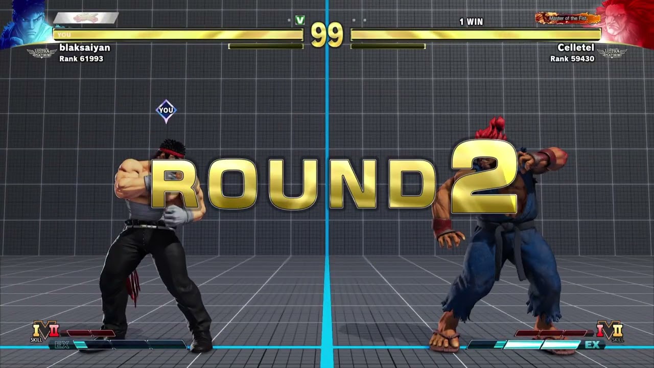 STREET FIGHTER V: blaksaiyan vs Celletel: Lets Go, thats Sayian power