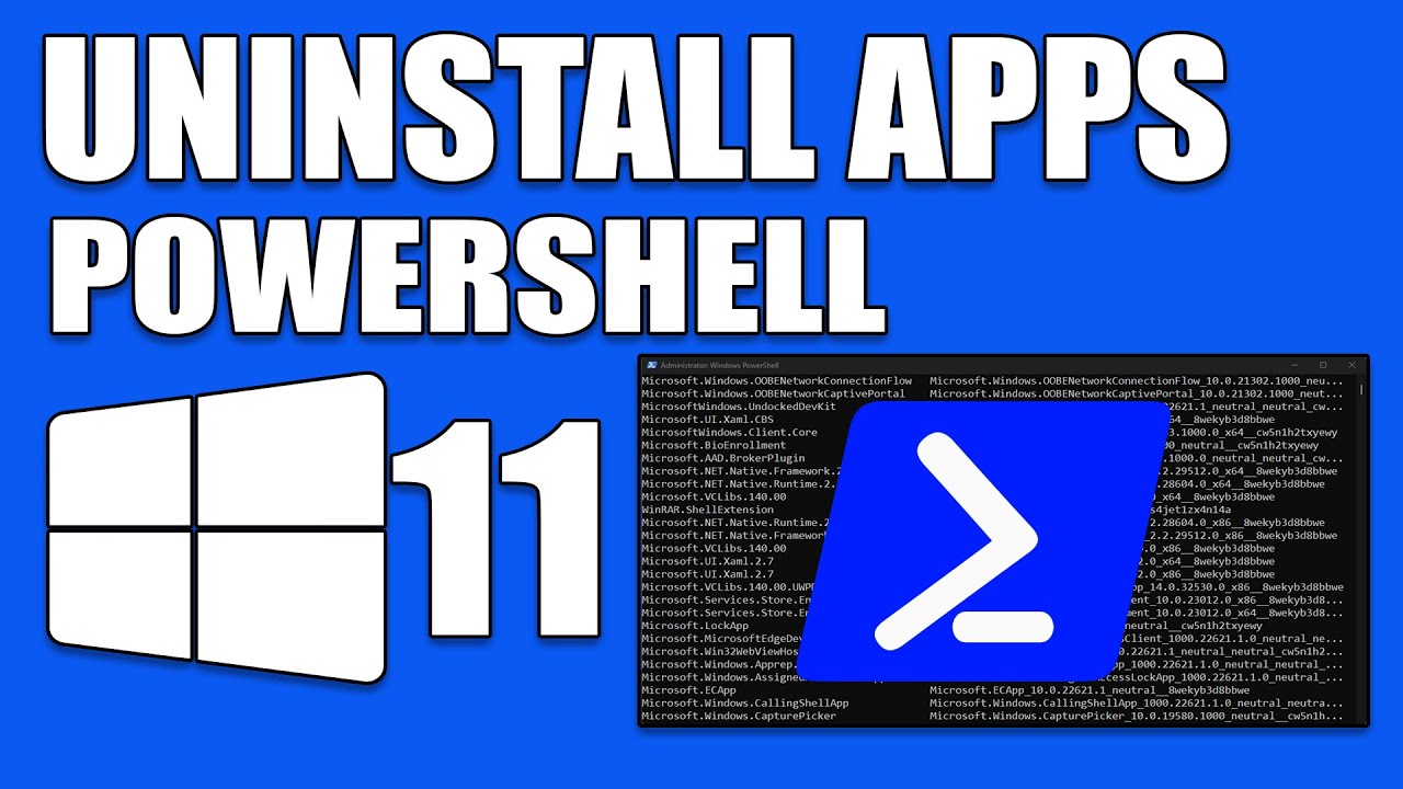 How To Uninstall Apps Using PowerShell Command on Windows 11