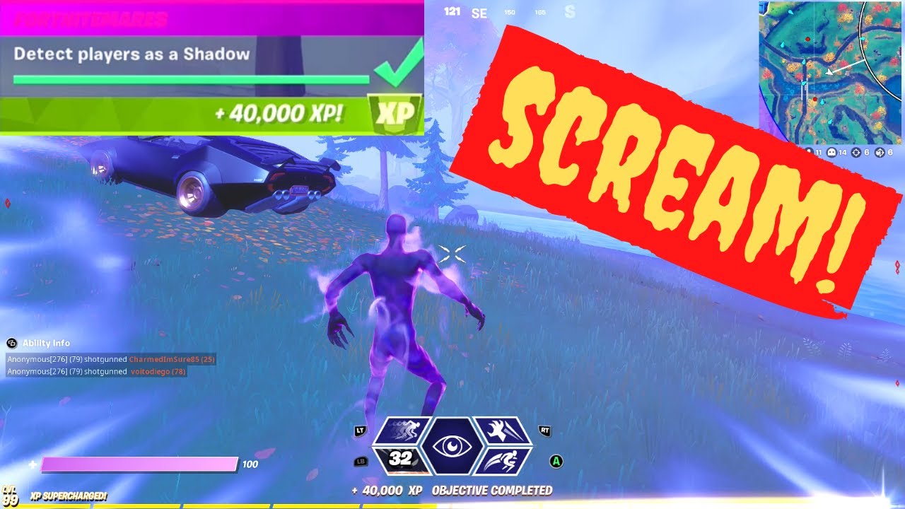 Detect Players as a Shadow | FORTNITEMARES CHALLENGES