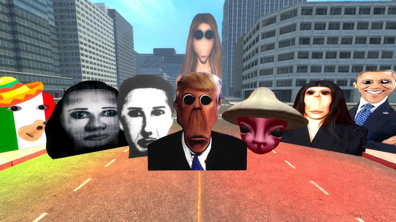 Selene Delgado Family, Angry Munci Multiverse, Rosalia Bizcochito And Obunga Family Nextbot Gmod