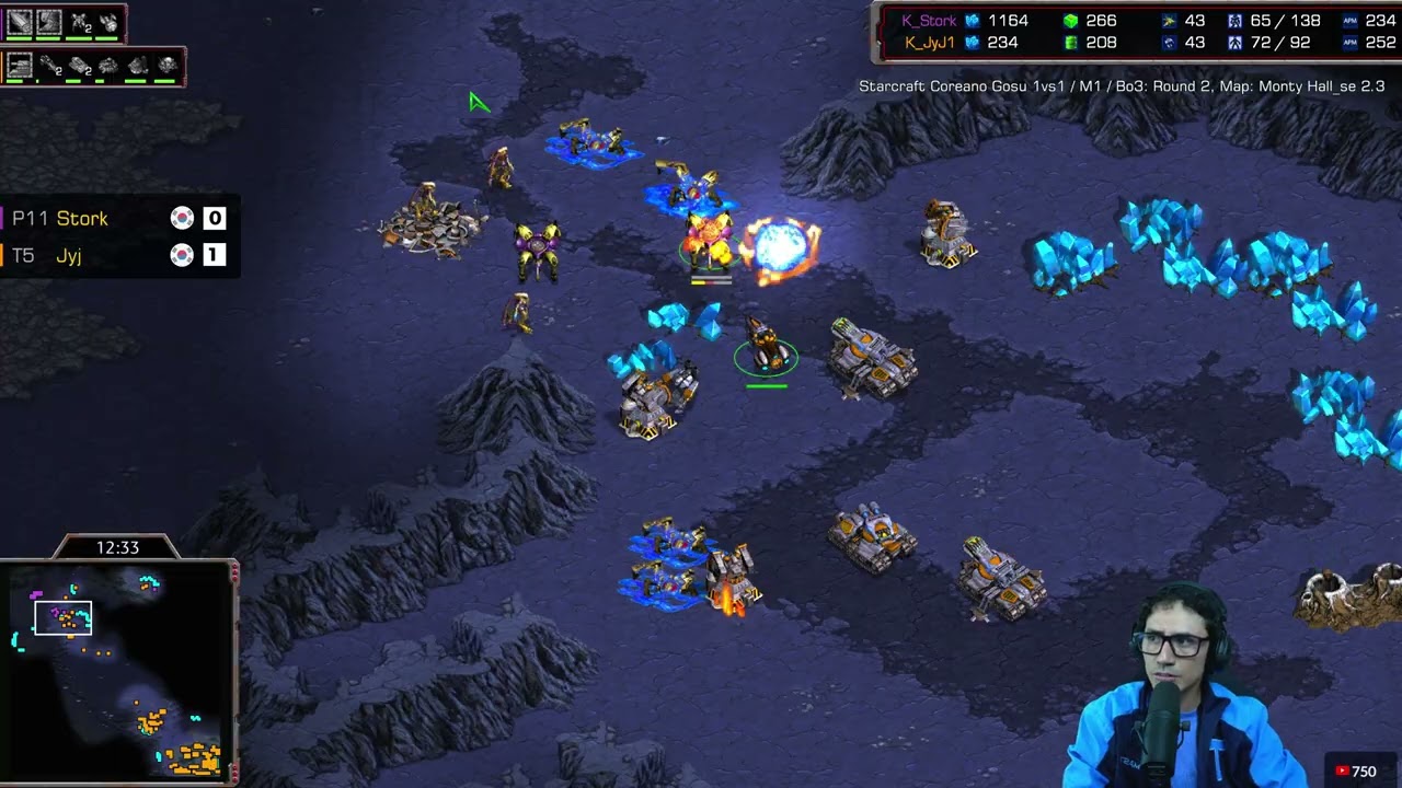 STARCRAFT COREANO GOSU 🇰🇷 STORK vs JyJ 🇰🇷 | M1·BO3·R2
