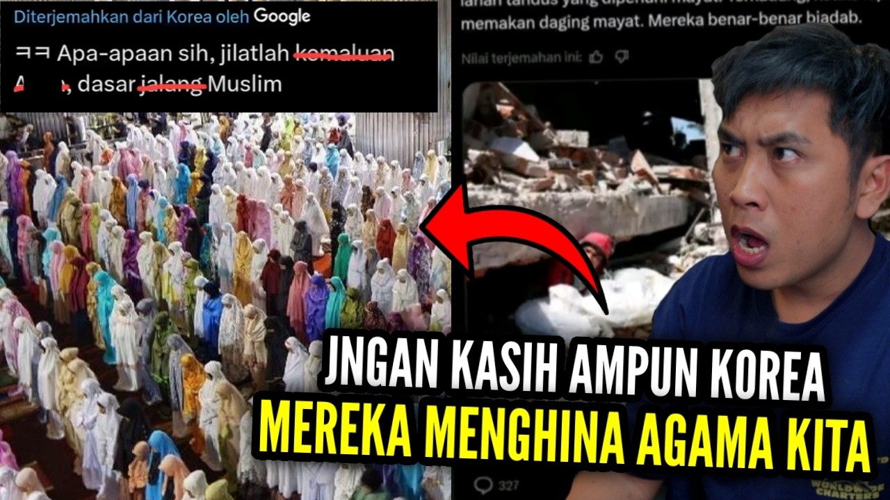APA KALIAN DIAM SAJA AGAMA KITA DI INJAK2 SAMA MEREKA‼️..NETIZEN KOREA EMANG SAMPAH