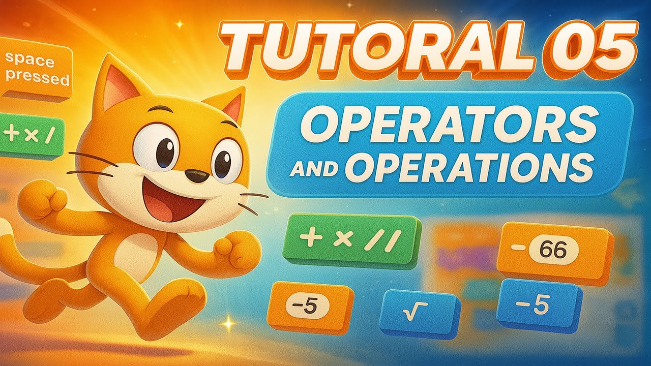 Scratch 3: Tutorial 05 -  Operators and Operations