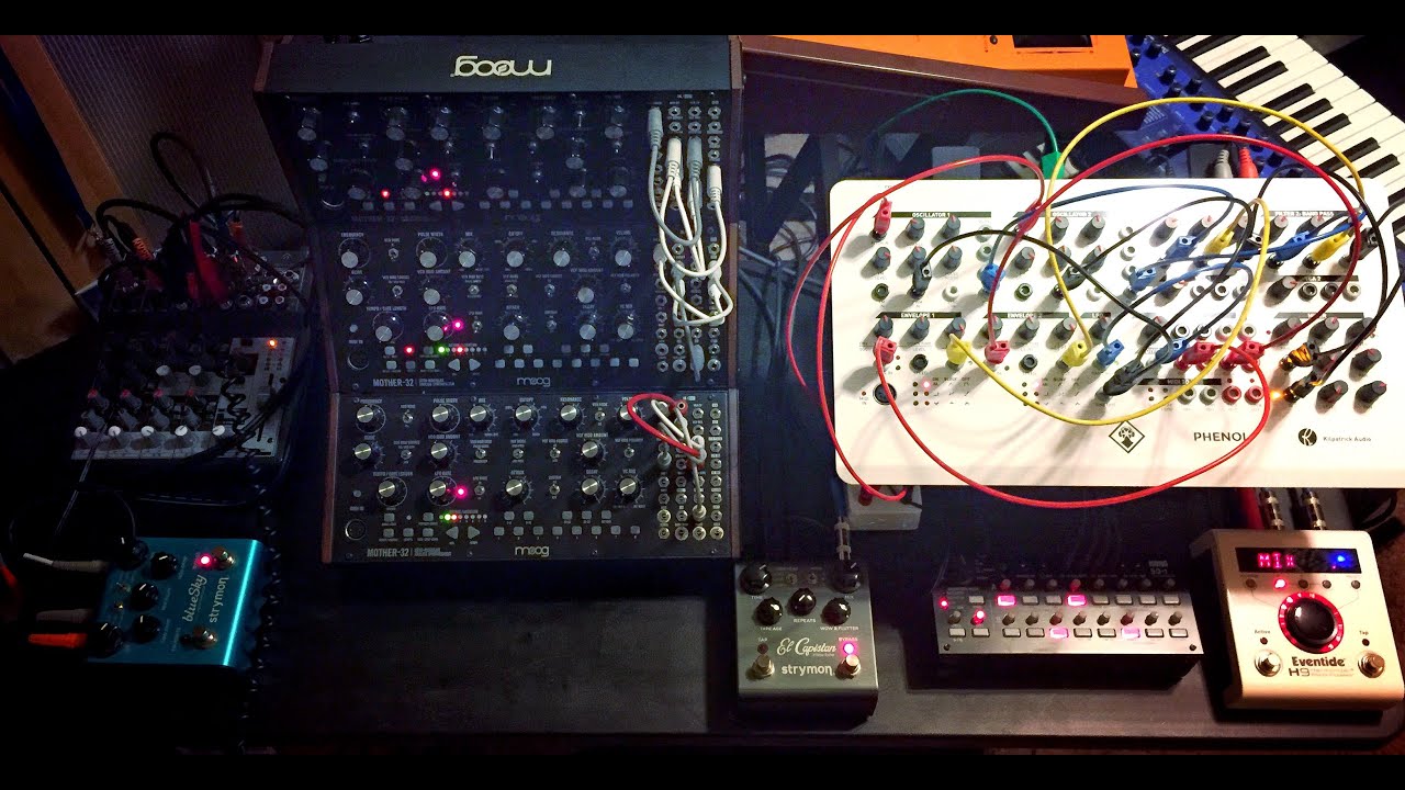Kilpatrick Audio Phenol + Moog Mother-32 (x3) - Live PA Test