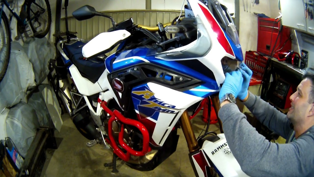 Motorrad inspektion Teil 1 Luftfilter crf 1100 adv