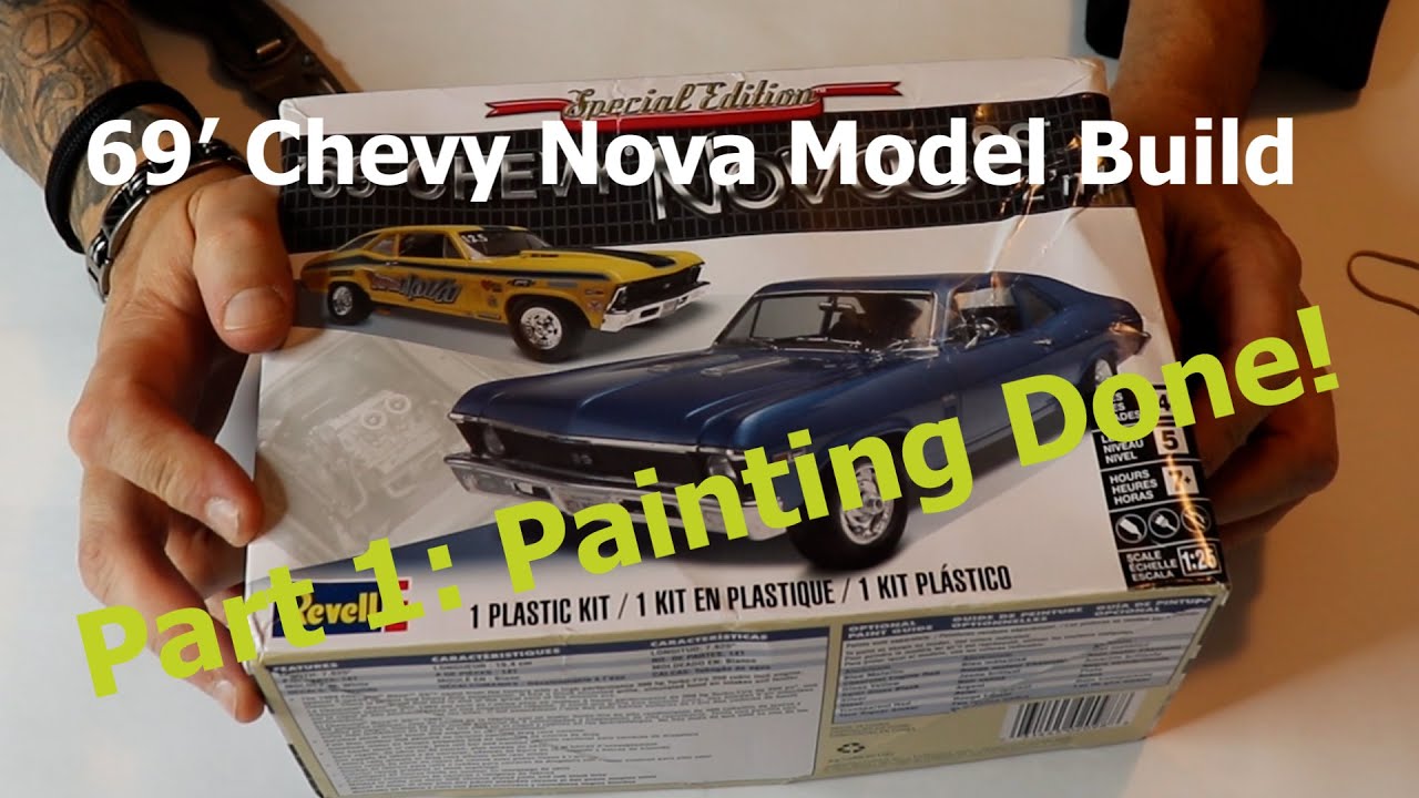 Revell: 69 Chevy Nova SS Model Build: Part One - Painting