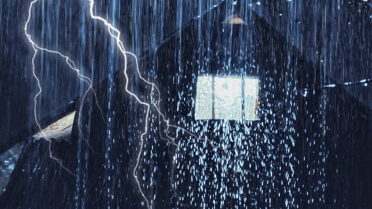 Cozy Cabin Rainstorm Sounds: Deep Thunder and Heavy Rain to Calm Your Mind and Relax