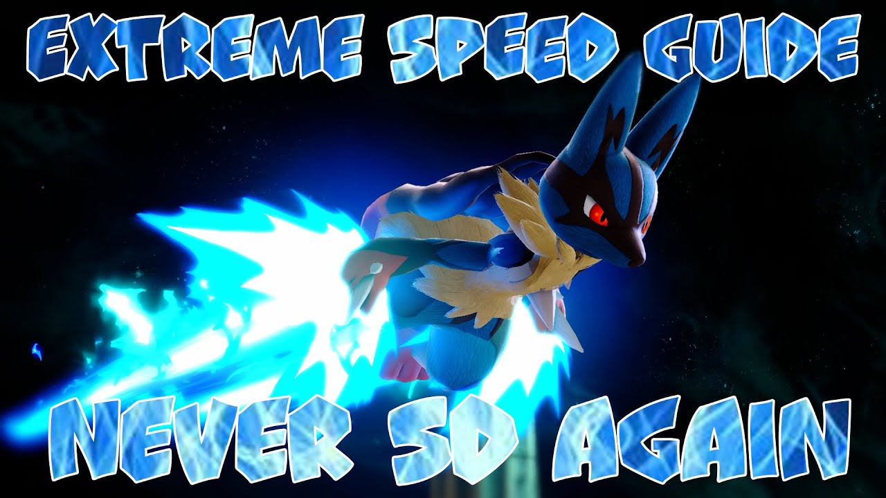 [SSBU] How to PROPERLY use Lucario's Extreme Speed!