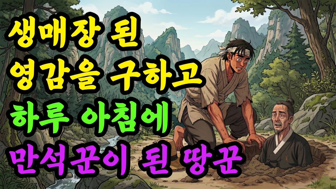 생매장된 영감을 아버지로 모신 땅꾼 | 야담 | 민담 | 야담| 오디오북| 옛날이야기 | 설화 | 수면동화