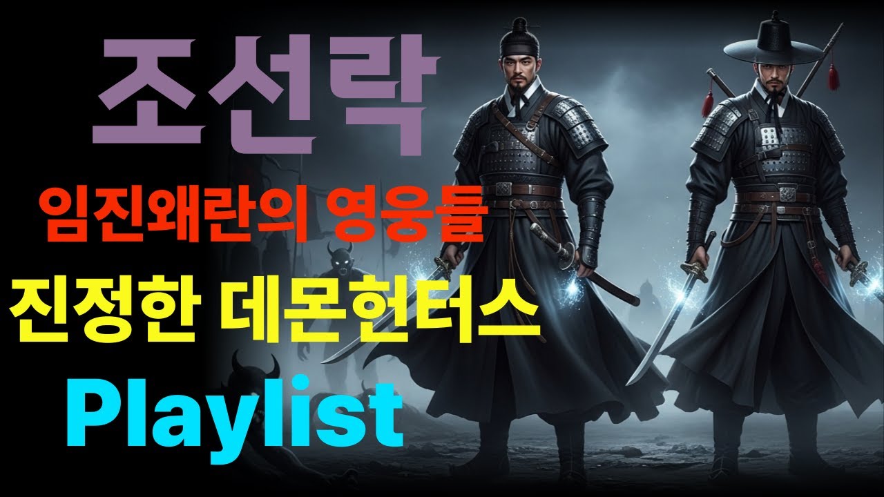 [Playlist] 임진왜란의 영웅들 진정한 데몬헌터스, 음악이야 영화야 #데몬헌터스 #플레이리스트  #이순신