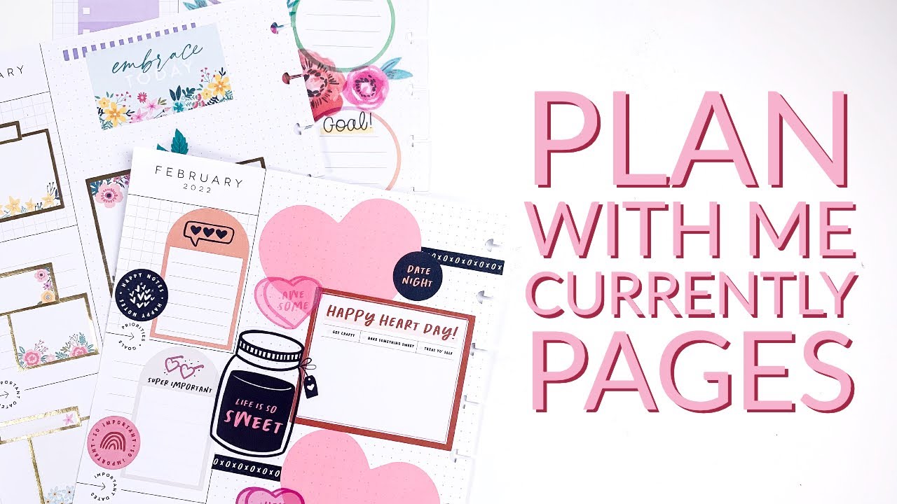 3 Ideas for Decorating Happy Planner Currently Pages