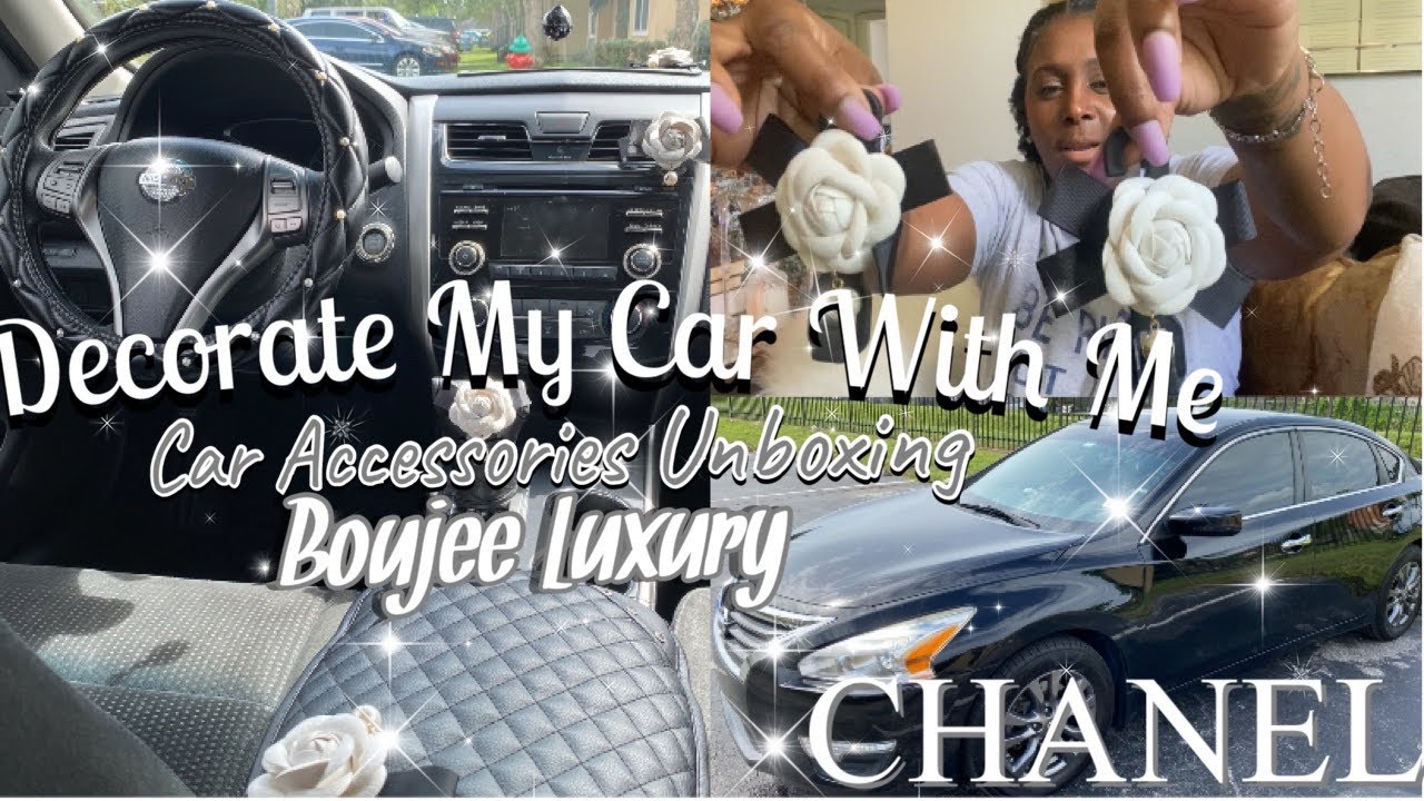 New✨2020 Boujee Luxury / DECORATE MY CAR WITH ME / Car Accessories Unboxing / CHANEL INSPIRED