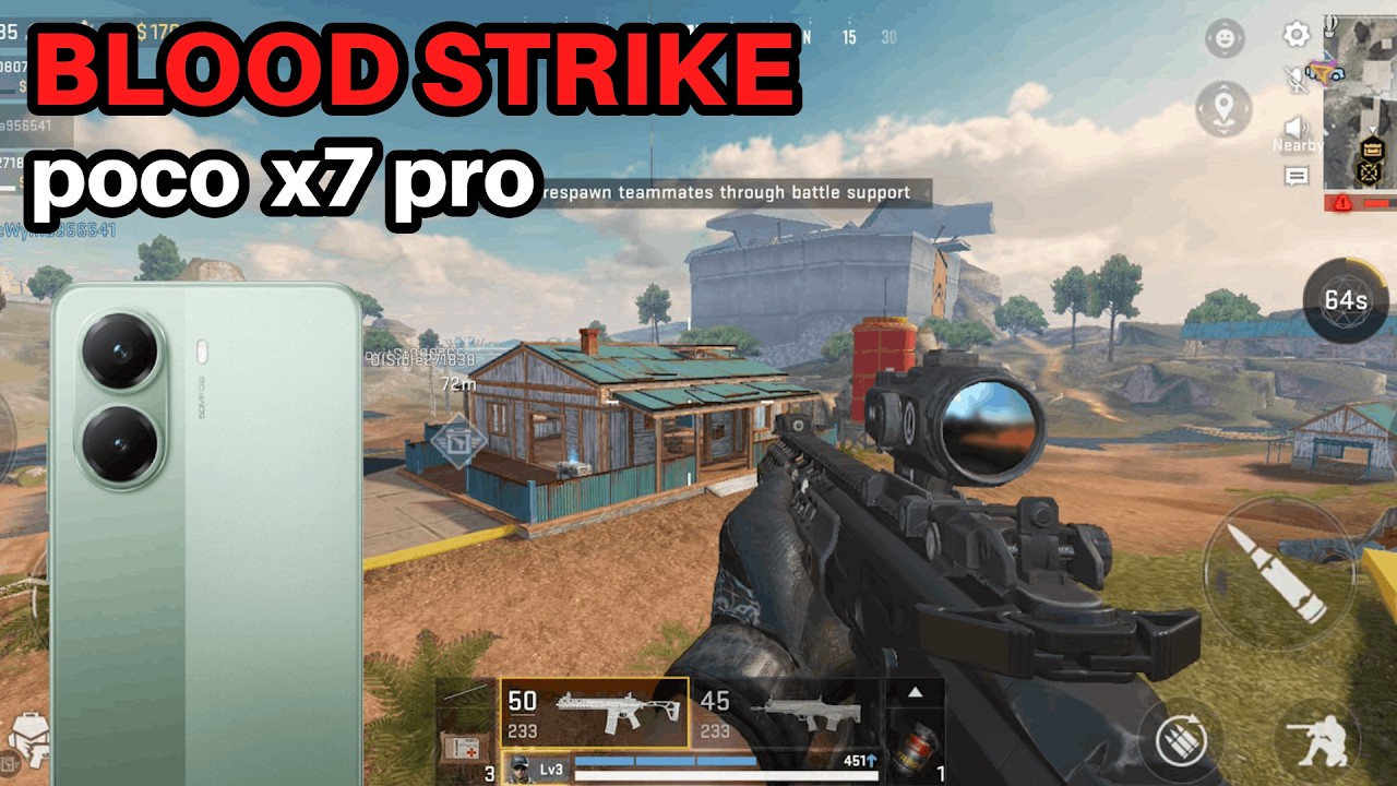 Blood strike Poco x7 pro 