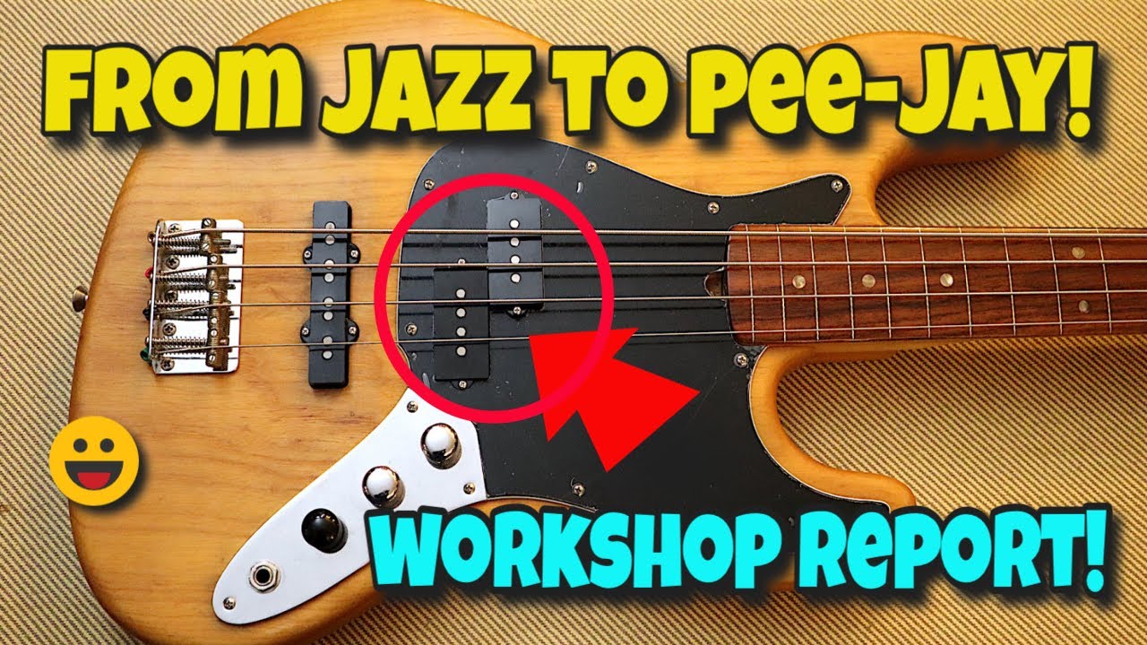 How to Turn a Jazz Bass into a PJ Bass - Custom Scratchplate & Pickup Upgrade | The Pimpmeister