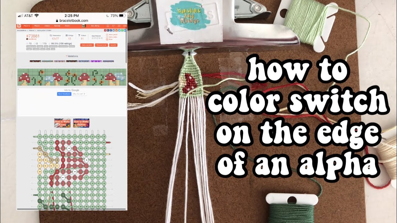 IN DEPTH Tutorial: How To Color Switch In An Alpha Bracelet