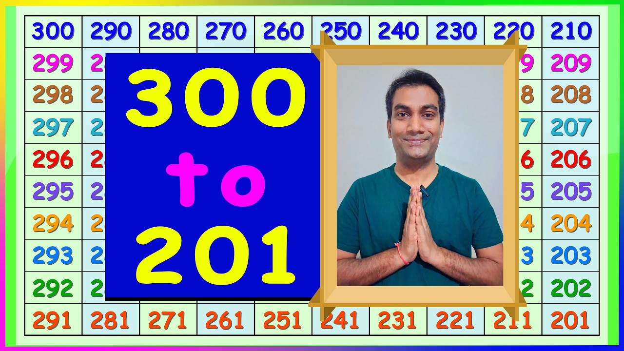 Counting 300 to 201 | 1000 to 1 Part 8 | Ulti Ginti | Varun Biwanl