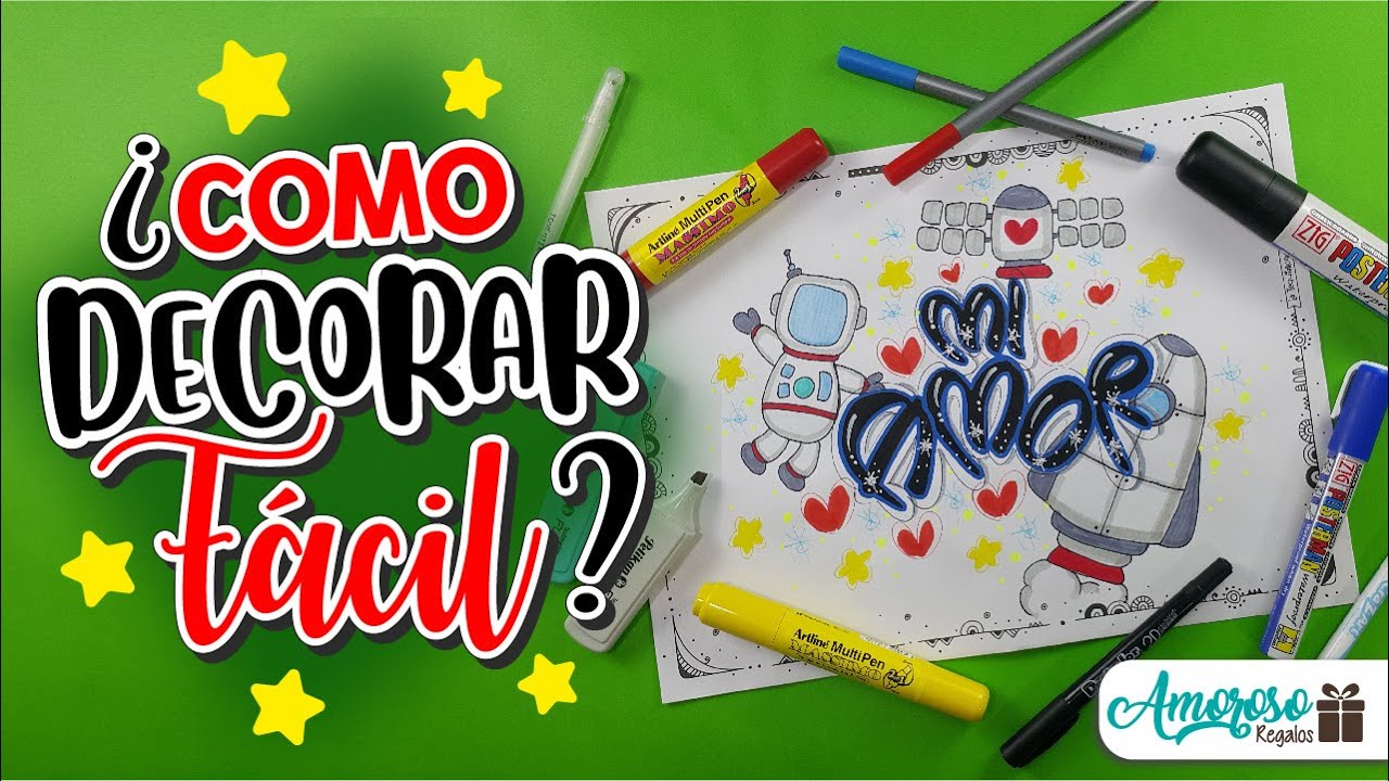 COMO DECORAR UN SOBRE PARA AMOR Y AMISTAD LETRA TIMOTEO | DECORAR UN SOBRE FACIL | Amoroso Regalos