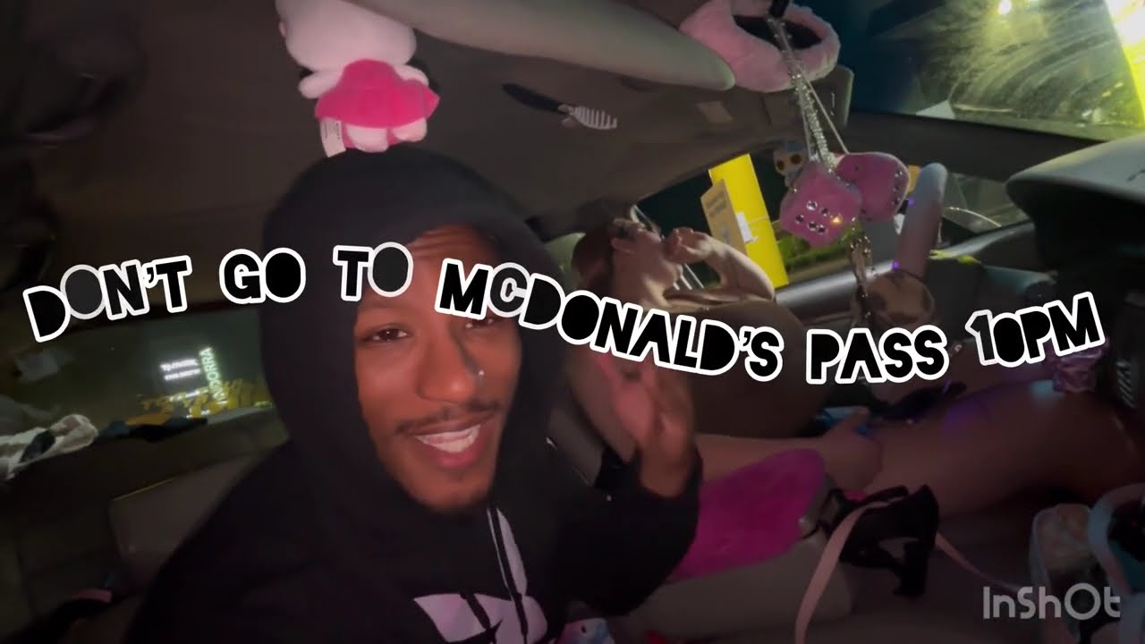 Sitting in a McDonald&rsquo;s Drive-thru hitting a Hello Kitty Bong!