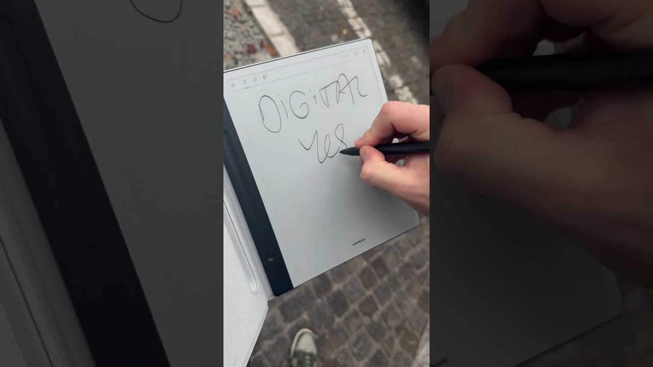 Full Video about the Montblanc Digital Paper coming on Sunday.