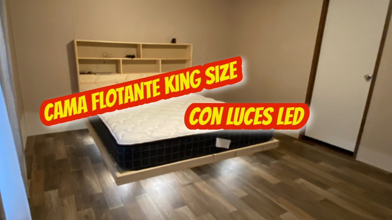 Cómo hacer una cama King size flotante con luces LED