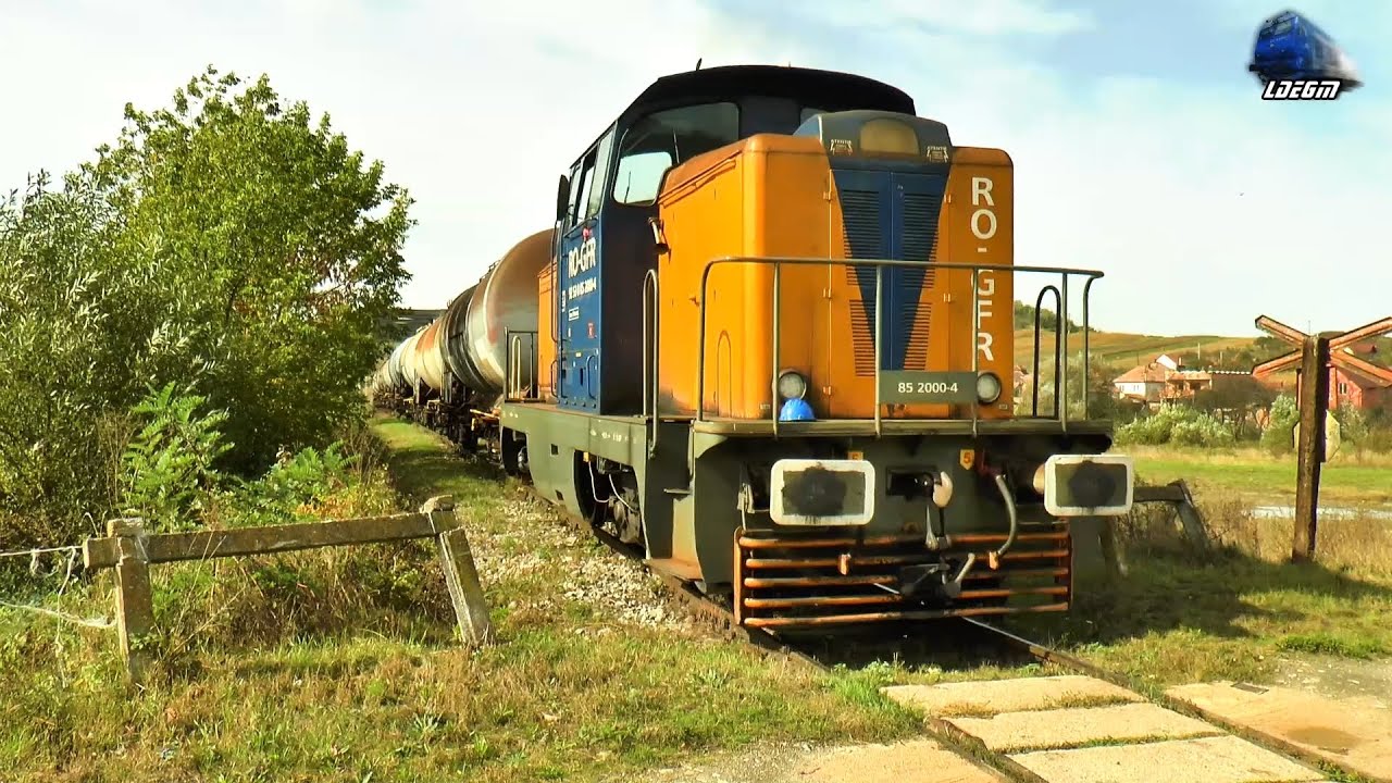 LDH750 85-2000-4 RO-GFR la Manevă/Shunting in Cehei, Gara Șimleul Șimleului Station 08  October 2020