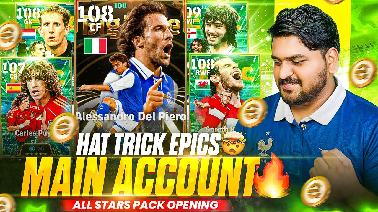 Hat Trick Epics🤯 In My Main Account Boxdraw E-Football 2027| 15K Coins| Wipe Out? | Big Time +Epic