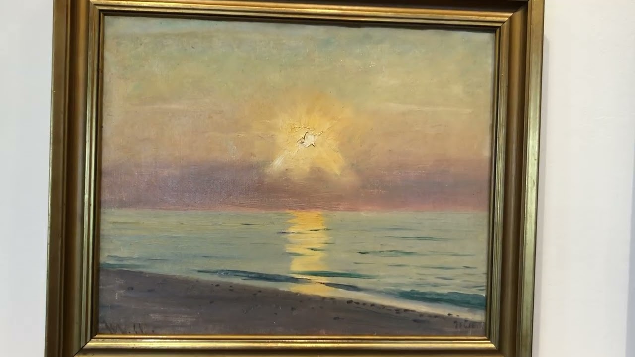 🎨🌊🌅 ‘En dag på stranden’ Johannes Larsen museet marts 2026. “Peris & Jensen”