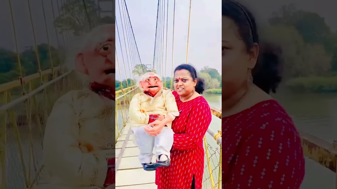 Tata goes to his Native place  Konanur   IndushreeRaveendra #talent #ventriloquist #shorts