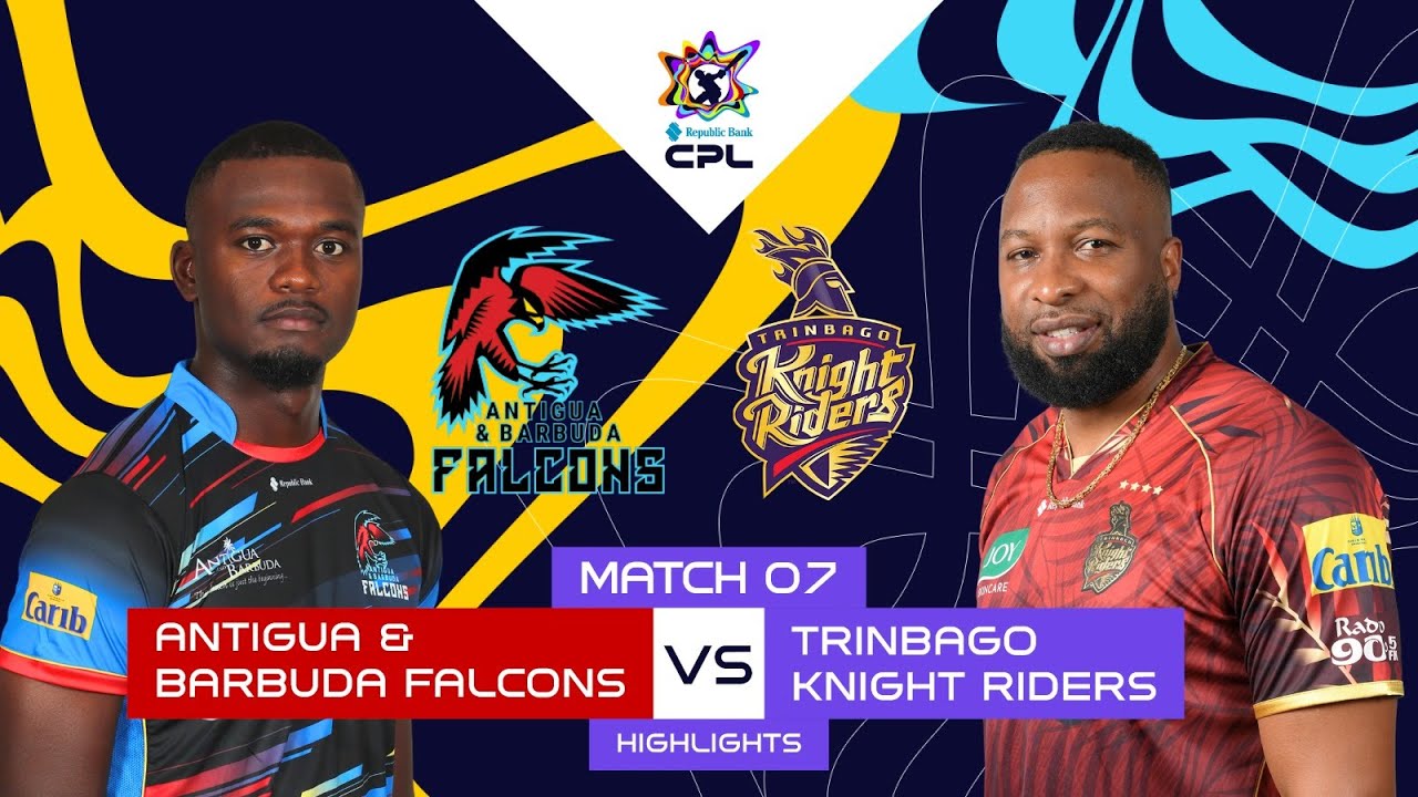 Highlights | Antigua And Barbuda Falcons vs. Trinbago Knight Riders | CPL 2025