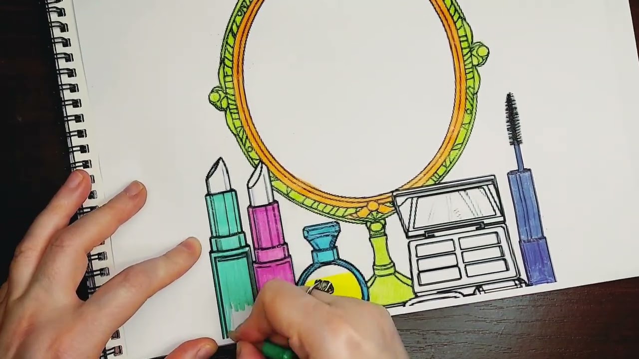 I color cosmetics, a different kind of beautiful art. 