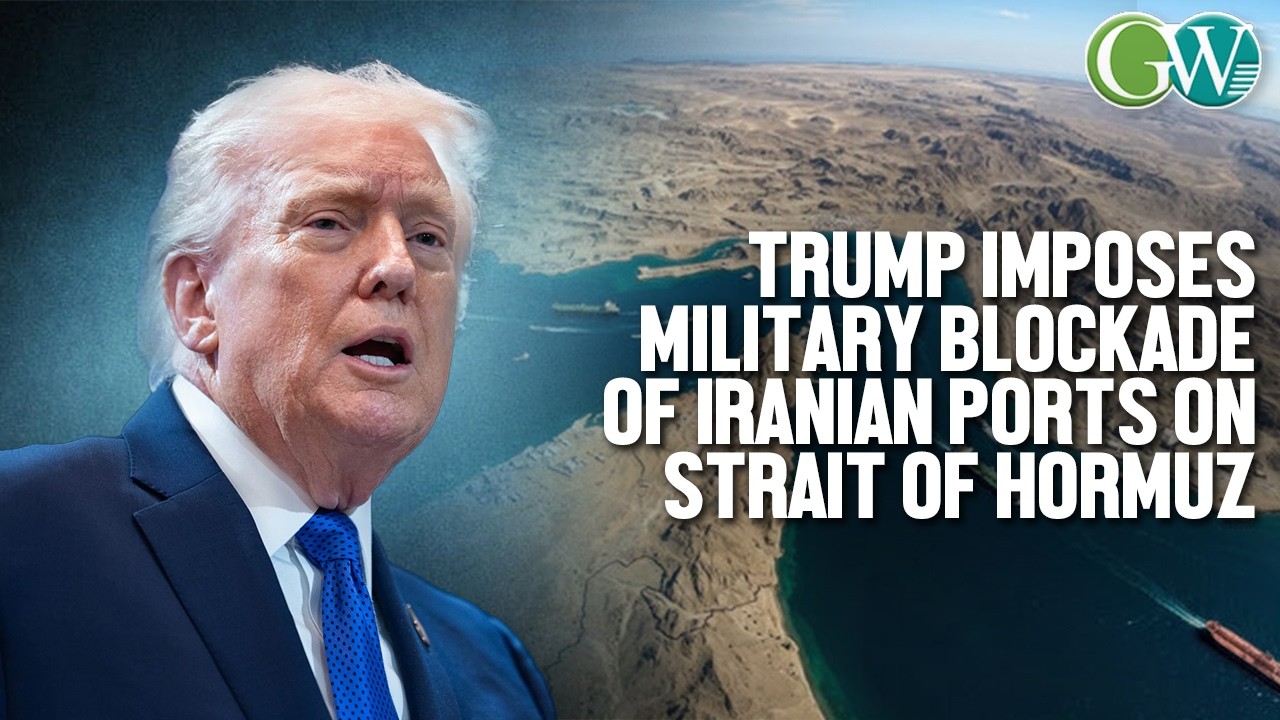 WEST ASIA WAR: TRUMP IMPOSES MILITARY BLOCKADE OF IRANIAN PORTS ON STRAIT OF HORMUZ