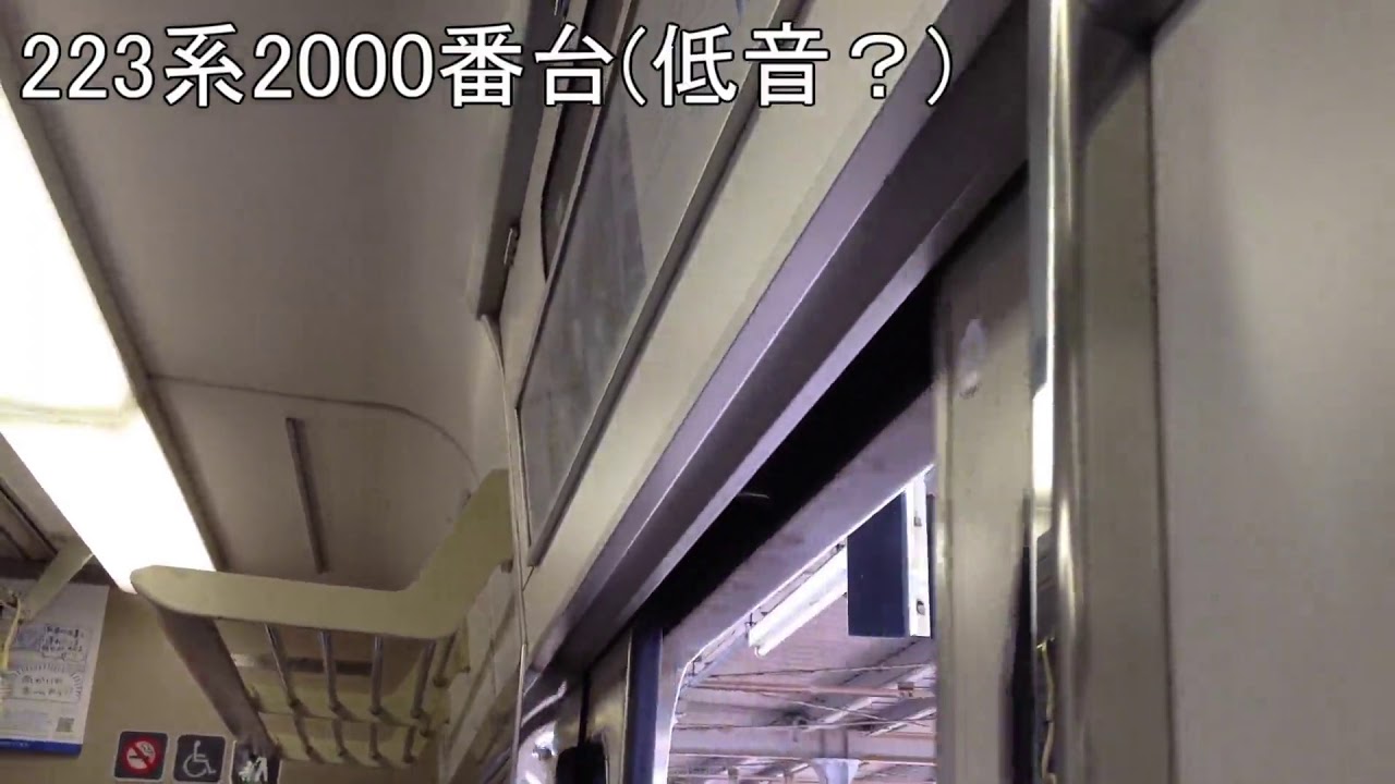 223系・225系・221系ドア開閉
