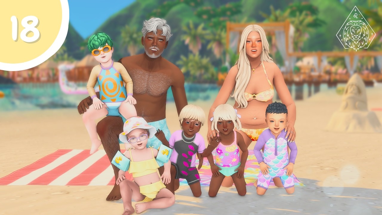 День матери в Сулани 👨&zwj;👩&zwj;👧&zwj;👦 - Наследие знаков зодиака ⭐ The Sims 4 - ЛЕО 18 ♌