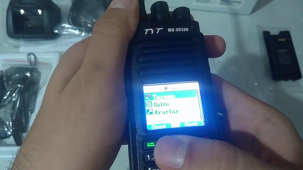TYT MD-UV390 DMR TELSIZ KUTU AÇILIŞI VE MENÜ AÇIKLAMALARI