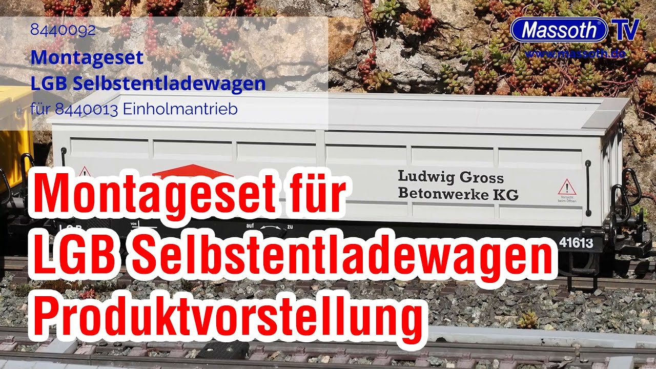 MASSOTH TV - 8440092 Montageset LGB Selbstentladewagen