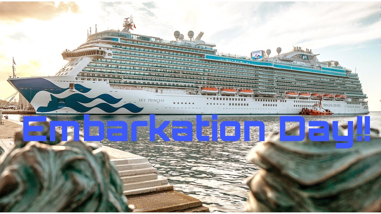 EMBARKATION DAY !! SKY PRINCESS Ft. Lauderdale Dec 2nd 2023