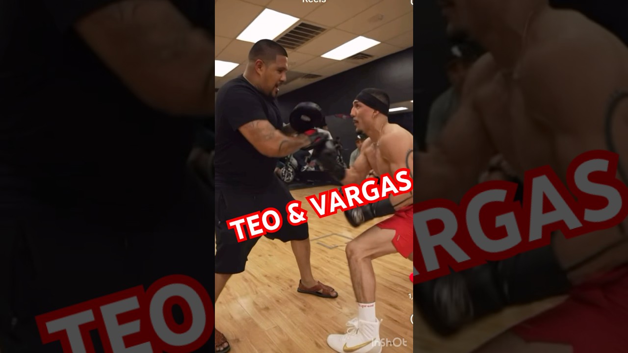 Teofimo Training With Fernando Vargas