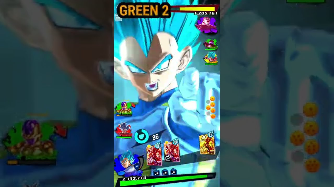 TRANSFORMING BLUE VEGETA COMPLETE MOVESET (DRAGON BALL LEGENDS 4TH ANNIVERSARY)