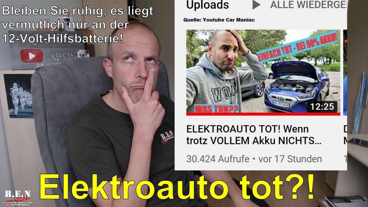 ELEKTROAUTO TOT? Keine Panik, es liegt vermutlich an der 12-Volt-Hilfsbatterie 😎