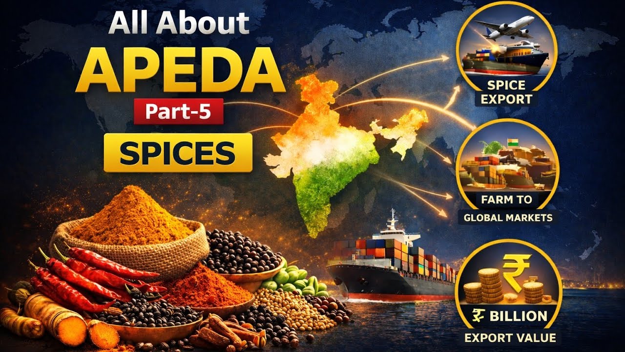 Spice Export under APEDA 🌶️ | India’s Spice Export System Explained