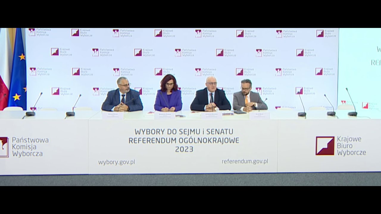 Wybory 2023 - PKW - konferencja 13.30 (16.10.2023)  #wybory2023