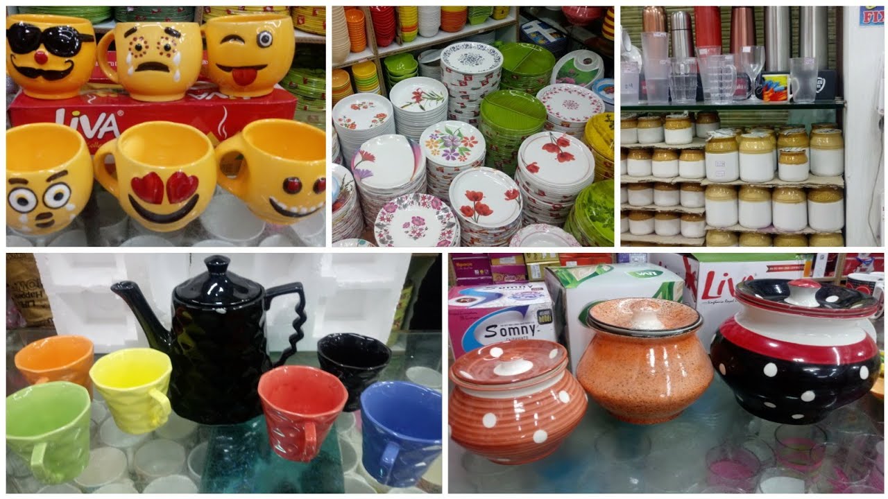 குறைந்த விலையில் Ceramic,Glassware Collections எங்கு வாங்கலாம்|Trending Kitchen Item in Tamil