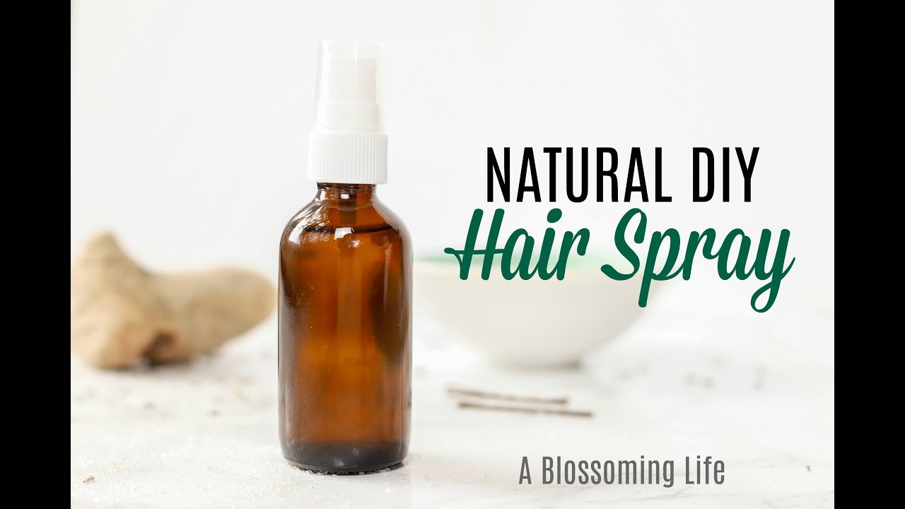 Natural DIY Hair Spray Recipe