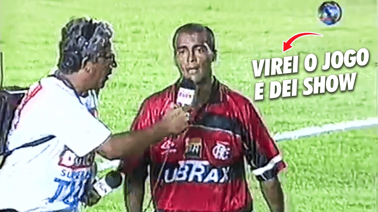 GALO ganhando do FLA no Maraca e do nada o ROMÁRIO fez isso 😳