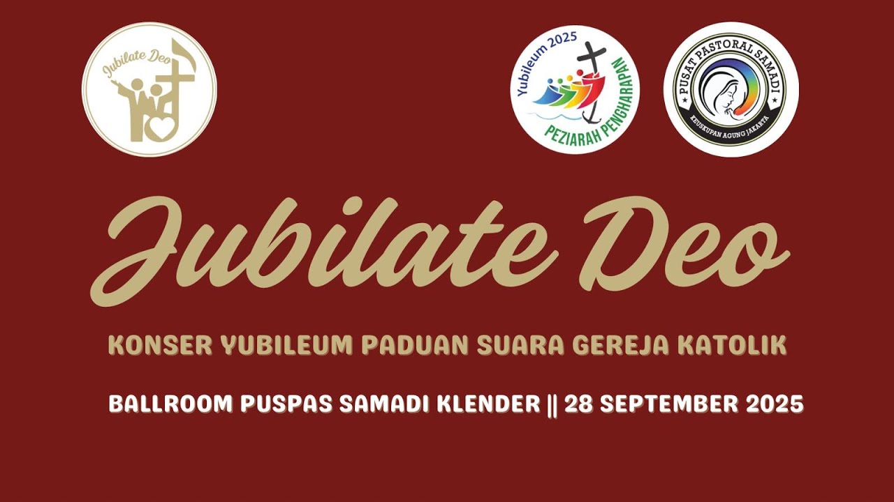 KONSER YUBILEUM PADUAN SUARA GEREJA KATOLIK JUBILATE DEO