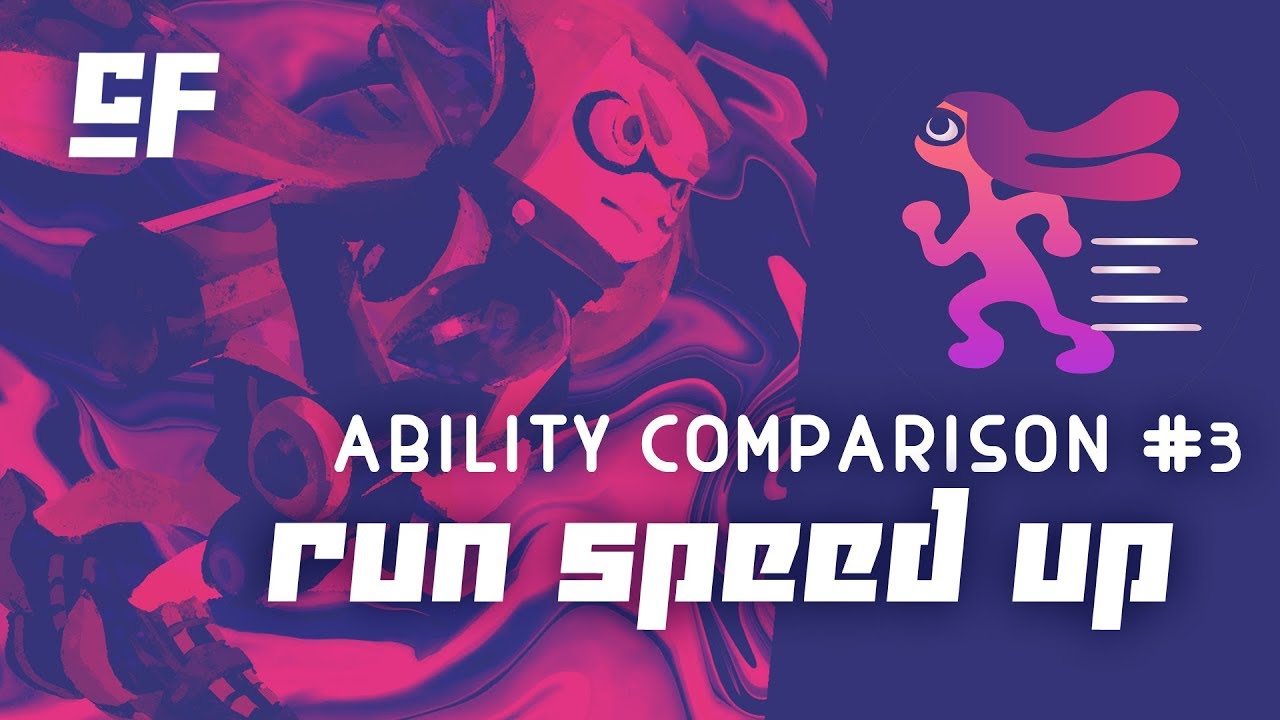 Splatoon 2 - Ability Comparison # 3 - Run Speed Up