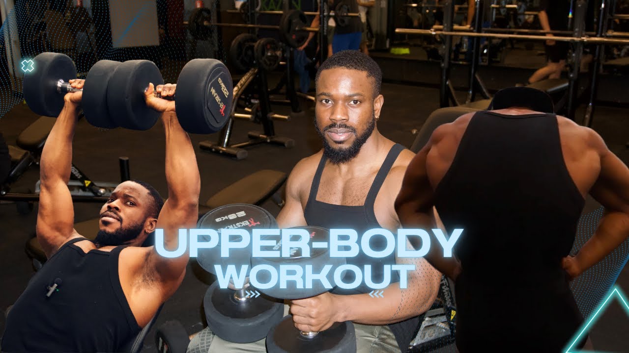 UPPER BODY WORKOUT | Complete Upper Body Gym session | DAVIDS FITNESS.
